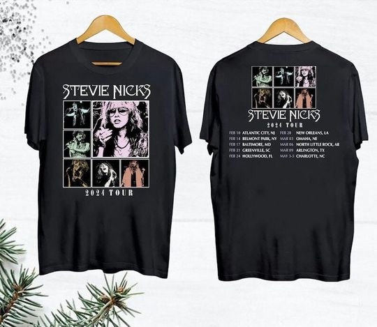 Discover 90s Vintage Stevie Nicks T-Shirt, 2024 Stevie Nicks Live In Concert T-Shirt
