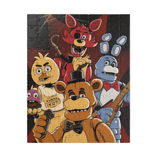 Discover FNAF Five Nights at Freddy's Puzzle, Game Jigsaw Puzzle