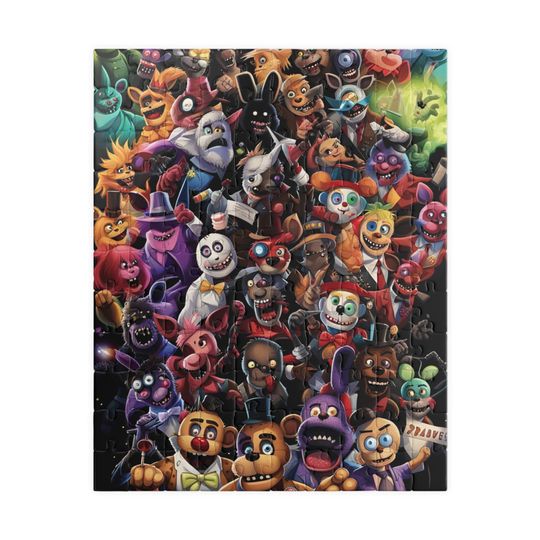 Discover FNAF Five Nights at Freddy's Puzzle, Game Jigsaw Puzzle