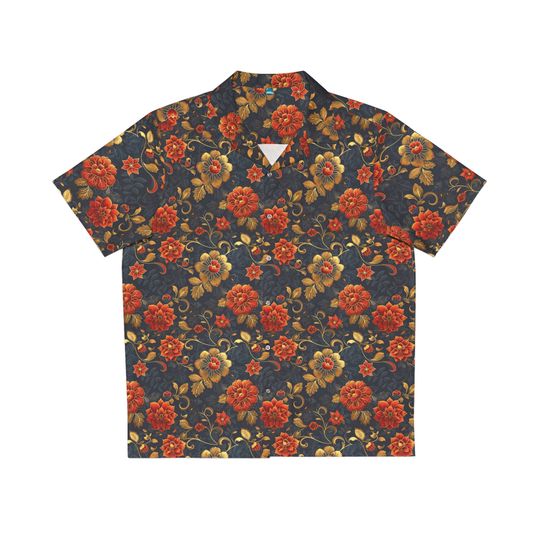 Discover Floral Lux Batik Motifs Hawaiian Shirt
