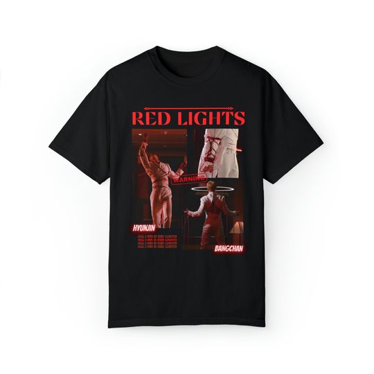 Discover Red Lights Straykids T-shirt, Bangchan Straykids T-shirt
