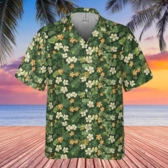 Discover St. Patrick's Day Hawaiian Shirt for Men - Green, St. Patrick's Day
