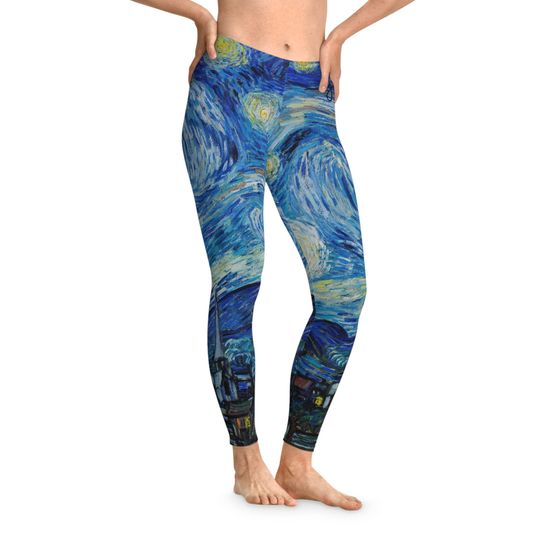 Discover Vincent Van Gogh Starry Night Leggings