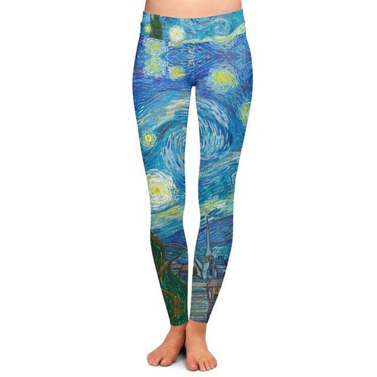 Discover Vincent Van Gogh Starry Night Leggings