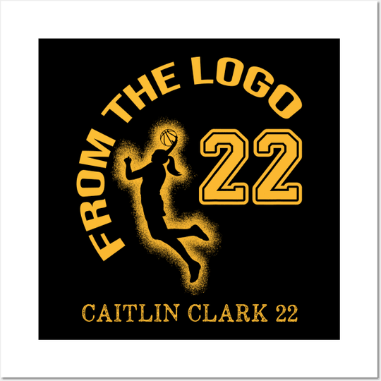 Discover From The Logo 22 Caitlin Clark Poster, Caitlin Clark Poster