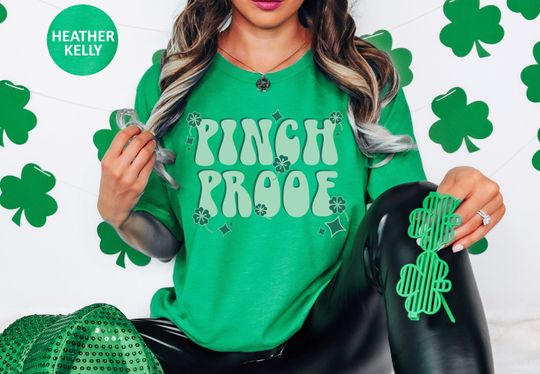 Discover Womens Pinch Proof Patricks Day Shirt, Pinch Proof Saint Patricks Day