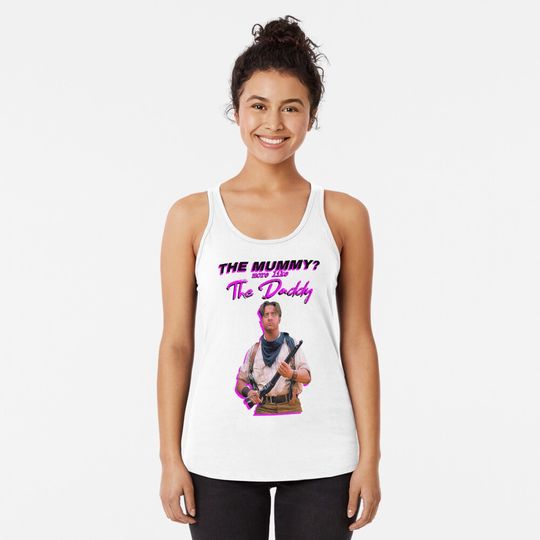 Discover Horror Movie The Mummy Art Vintage Men Women Team Tank Top