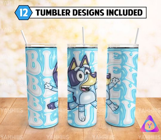 Discover Cartoon Inflated Puff Skinny Tumbler 20 oz