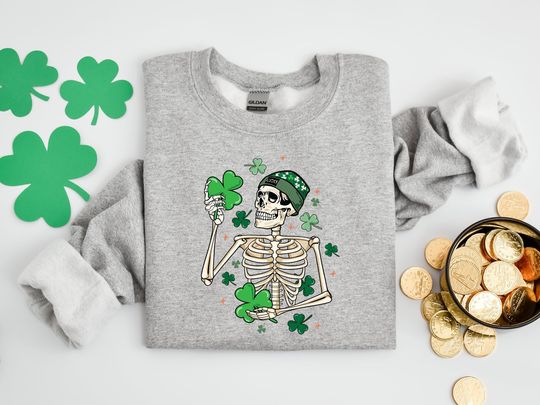 Discover Skeleton St. Patrick's Day Tee