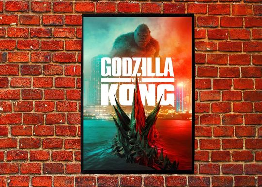 Discover God zilla vs Kong (2021) Monsterverse Movie Cover Poster