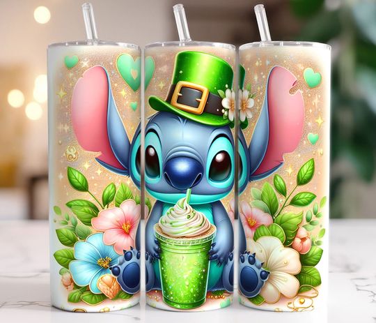 Discover Cartoon St Patrick 20oz Tumbler With Lip And Straw