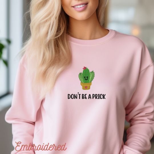 Discover Embroidered Sweatshirt,  Funny Embroidered Sweater