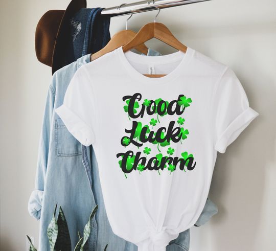 Discover Good Luck Charm St Patrick's Day Lucky Clover T-Shirt