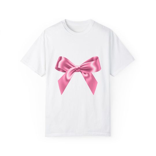 Discover Coquette Pink Bow Inspired Aesthetic T-Shirt