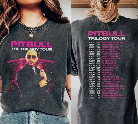 Discover The Trilogy Tour 2023 2024 Enrique Iglesias X Pitbull X Ricky Martin T-Shirt