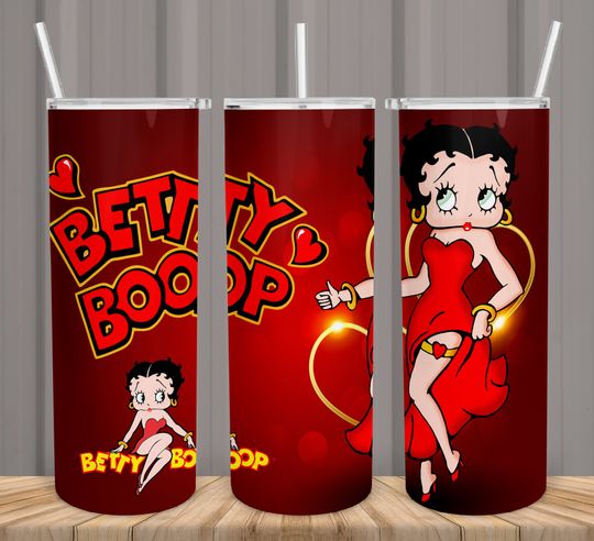 Discover Betty Boop 20oz Tumbler - 20oz skinny tumbler