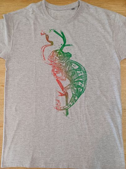 Discover Chameleon Vibrant Colours T-Shirt Chameleon Lizard Lover Gift