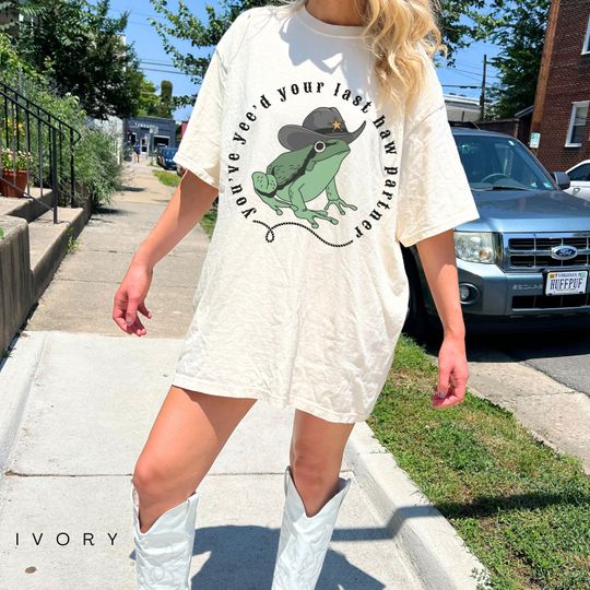 Discover Kawaii Frog You Just Yeed Your Last Haw  Shirt Howdy Frog Man