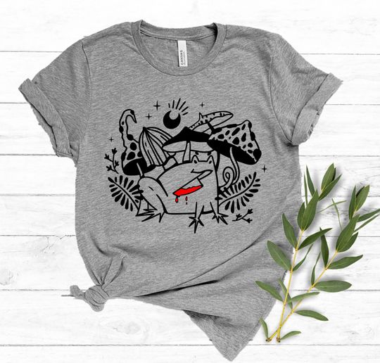 Discover Murderous Frog T-Shirt - Cute Toad Design
