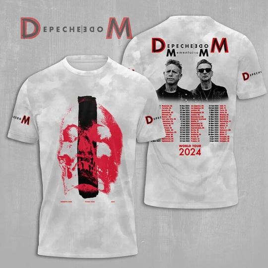 Discover Hot Unisex 3D Depeche Mode Band Tshirt