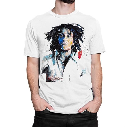 Discover Bob Marley T-Shirt, 100% Cotton Tee, Men's Women's Sizes
