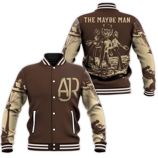 Discover AJR The Maybe Man Tour 2024 90s Baseball Jacket