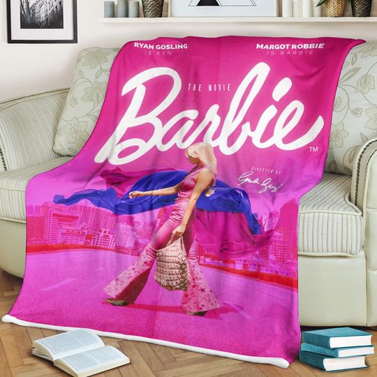Discover Barbie blanket, Margot Robbie Sofa cover