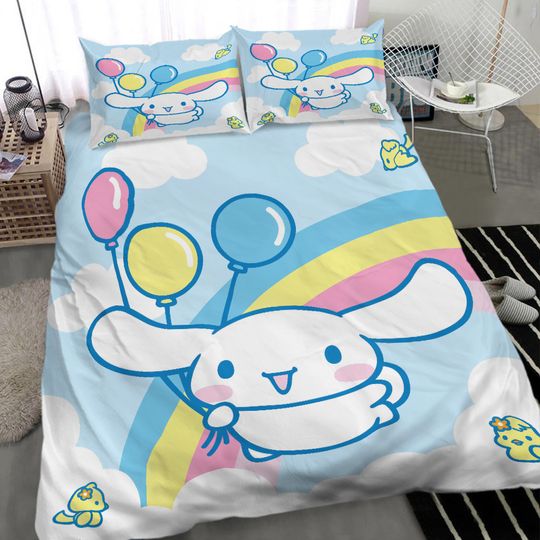 Discover Cinnamoroll Duvet, Kawaii Cartoon Bedding set