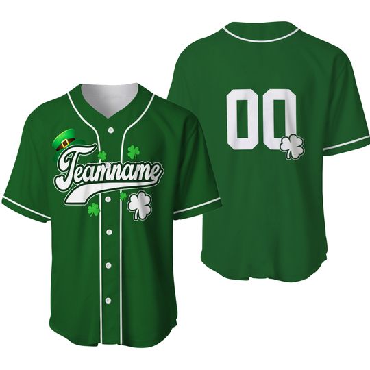 Discover Personalized St Patrick'S Day Baseball Jersey