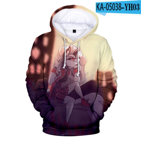 Discover Hazbin Hotel Hoodie, Hazbin Hotel Costume 3D Hoodie