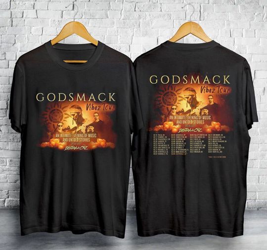 Discover Godsmack Vibez Tour 2024 Unisex Shirt