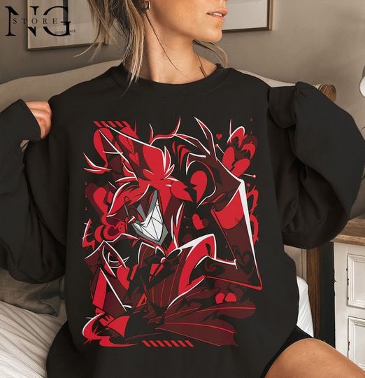 Discover Alastor Hazbin Hotel Sweatshirt, Hazbin Hotel Movie Fan Gift