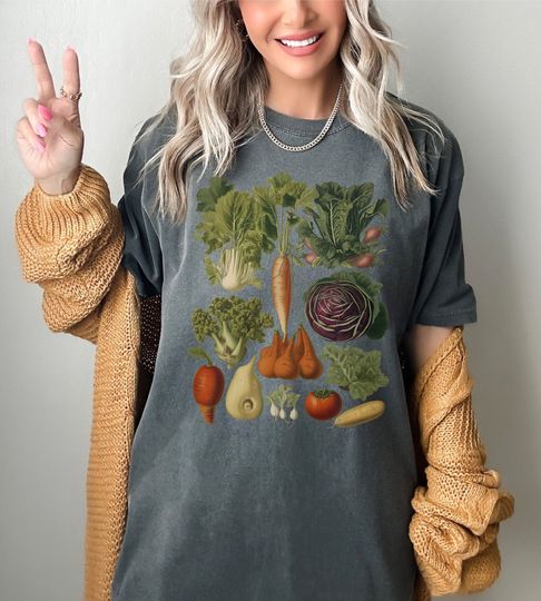 Discover Cottagecore Vintage Vegetables Shirt