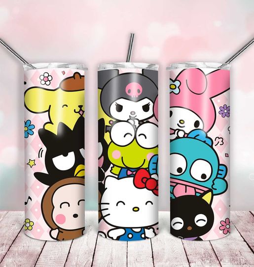 Discover Hello Kiity Tumbler, Hello Kiity Tumbler with Lid and Straw