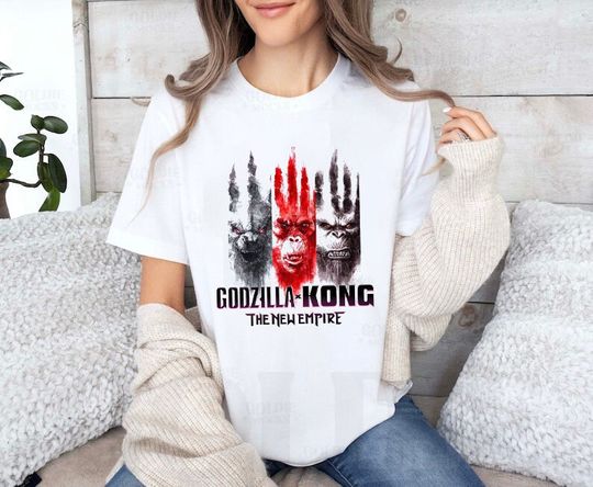 Discover god zilla x Kong The New Empire 2024 Unite Movie T-Shirt