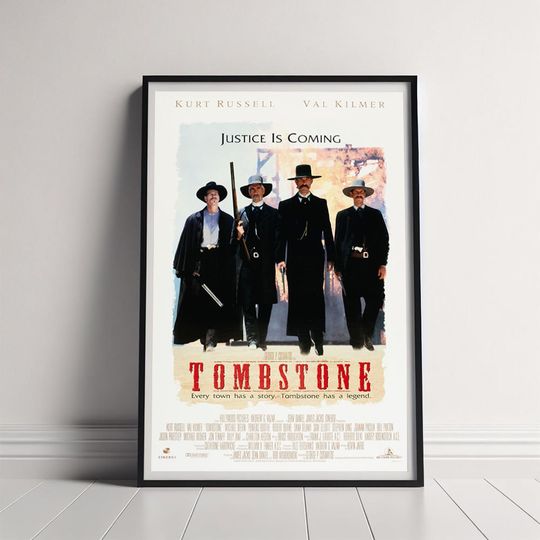 Discover Tombstone Movie Poster,