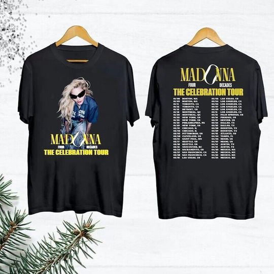 Discover Madonna The Celebration Tour 2024 T-Shirt