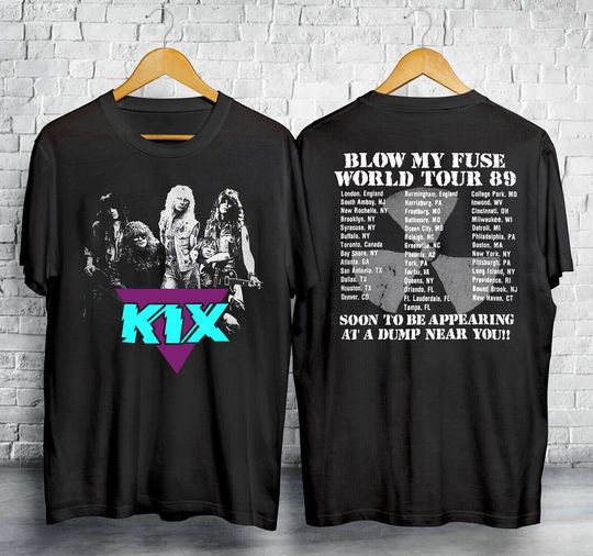 Discover Blow My Fuse Tour 1989 T-Shirt