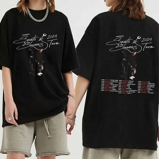 Discover Phora Saints and Sinners Tour 2024   T-Shirt