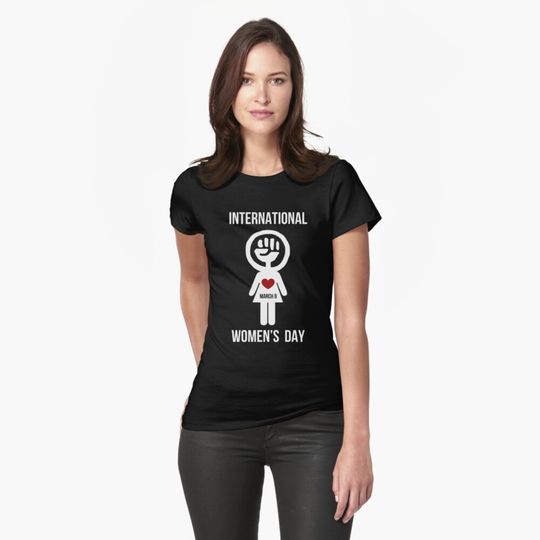 Discover International Women's Day Fitted T-Shirt