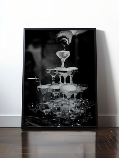 Discover Champagne Pyramid poster
