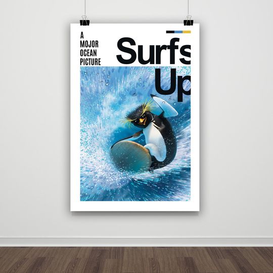 Discover Surf's Up Movie Poster, Animation Movie Wall Art