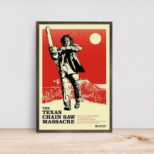 Discover The Texas Chain Saw Massacre Poster Vintage Horror Movie Poster