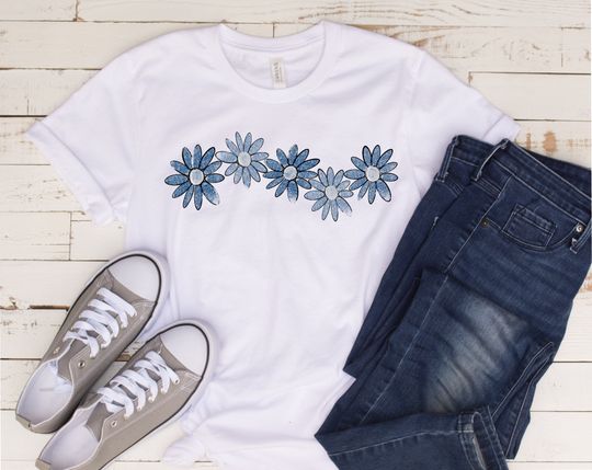 Discover Daisy Flower Graphic T-Shirt - Floral Gift Design