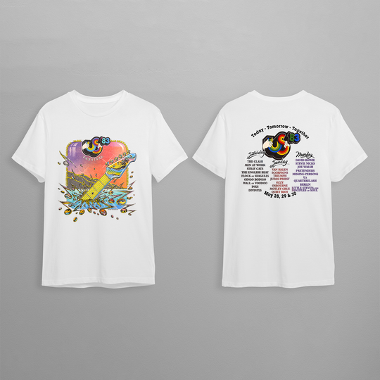 Discover 83 us festival music t-shirt oingo boingo Shirt