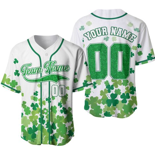 Discover Personalized St Patrick's Day Baseball Jersey