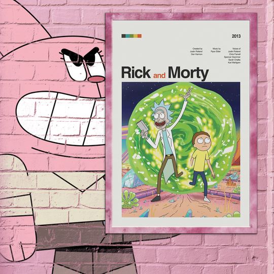 Discover Rick and Rickandmorty Poster, Modern TV Series Poster