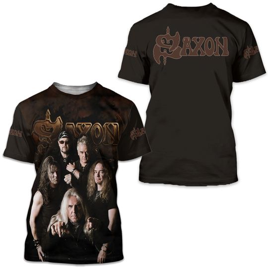 Discover 3D Cool Tshirt for all Fans of Saxon