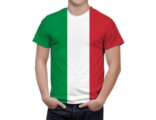 Discover Italy Flag Shirt, Patriotic 3D T-Shirt