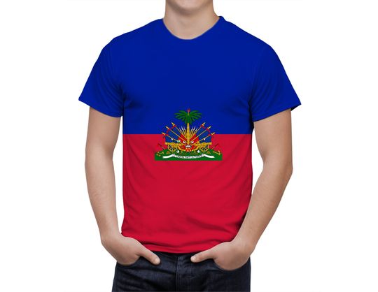 Discover Haiti Flag Shirt, Patriotic 3D T-Shirt